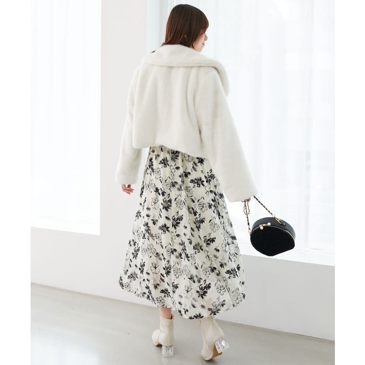 ビット付きフワフワショートコート | MAJESTIC LEGON  | 詳細画像16 