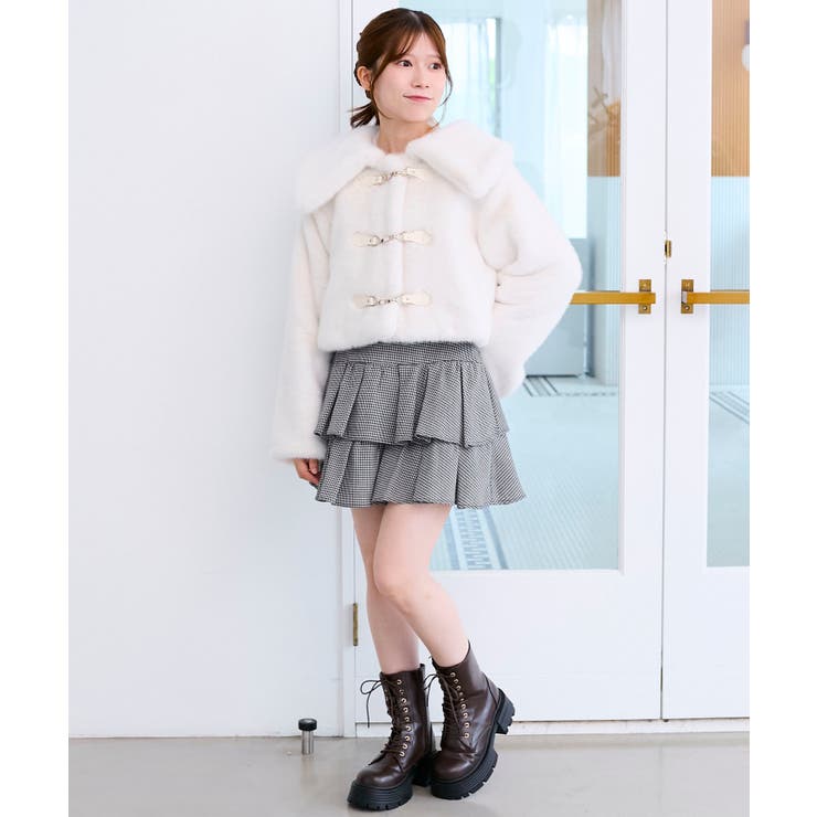 ビット付きフワフワショートコート | MAJESTIC LEGON  | 詳細画像23 