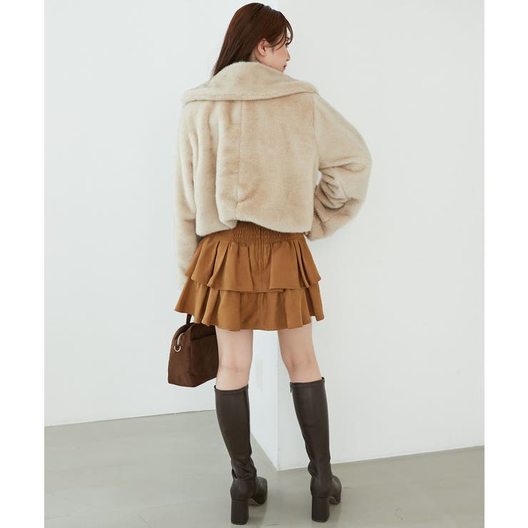 ビット付きフワフワショートコート | MAJESTIC LEGON  | 詳細画像29 