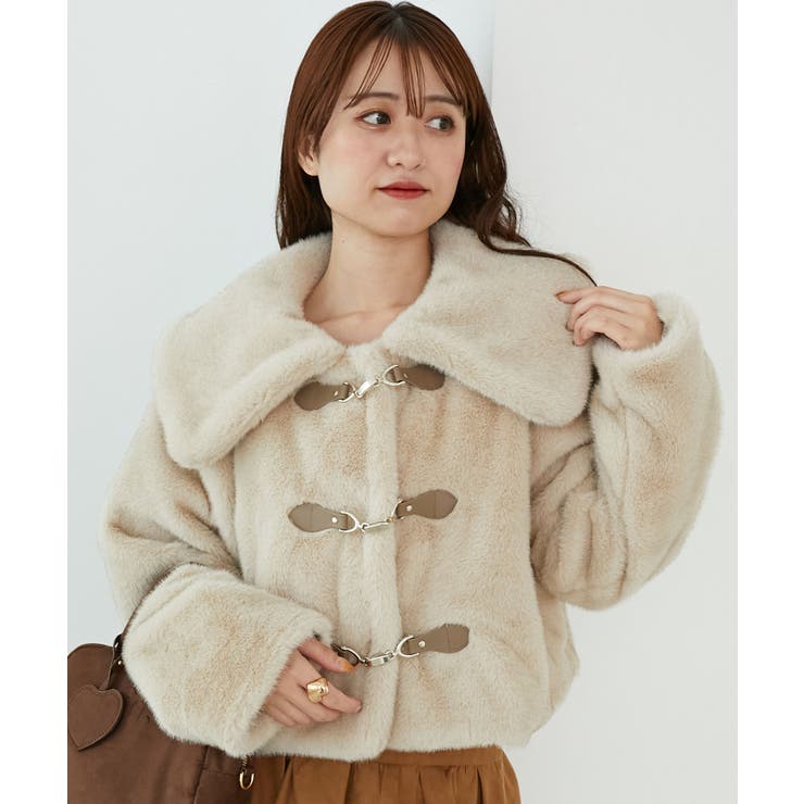 ビット付きフワフワショートコート | MAJESTIC LEGON  | 詳細画像30 