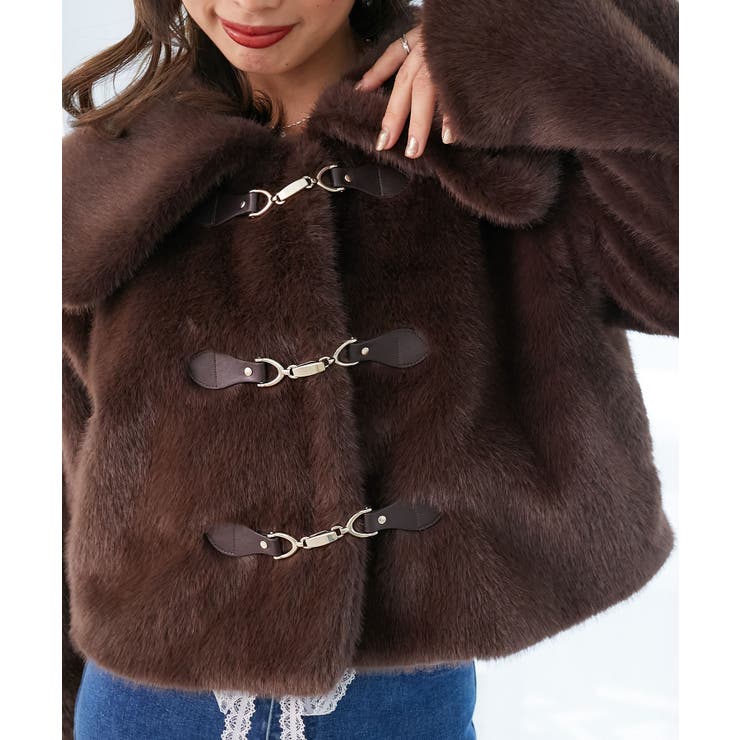 ビット付きフワフワショートコート | MAJESTIC LEGON  | 詳細画像40 