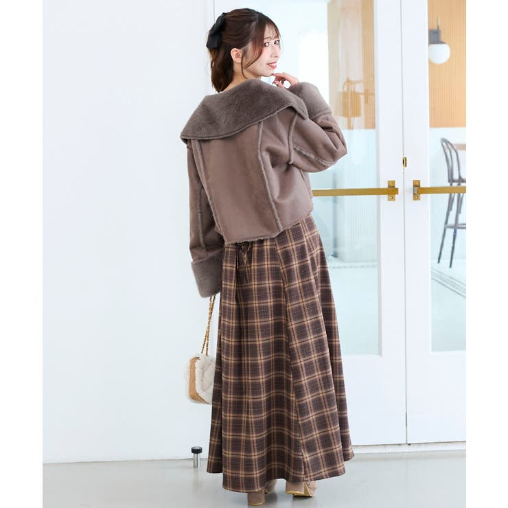 リバーシブルビッグカラーブルゾン | MAJESTIC LEGON  | 詳細画像14 