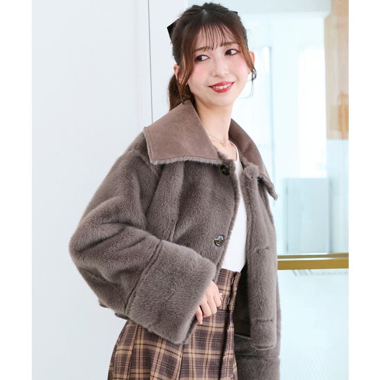 リバーシブルビッグカラーブルゾン | MAJESTIC LEGON  | 詳細画像22 