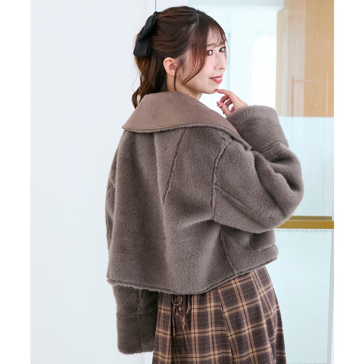 リバーシブルビッグカラーブルゾン | MAJESTIC LEGON  | 詳細画像23 