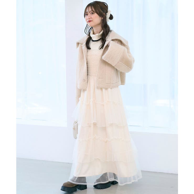 リバーシブルビッグカラーブルゾン | MAJESTIC LEGON  | 詳細画像4 