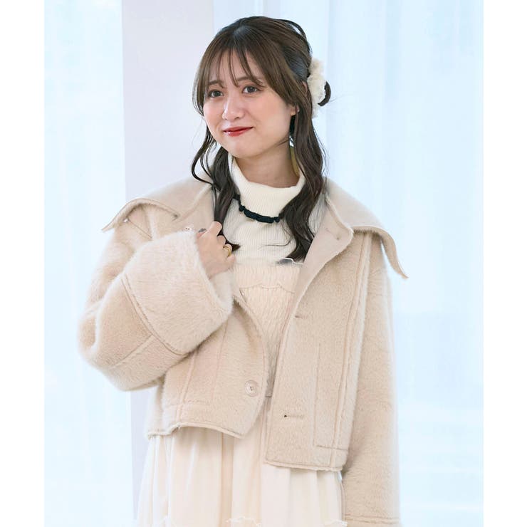 リバーシブルビッグカラーブルゾン | MAJESTIC LEGON  | 詳細画像6 