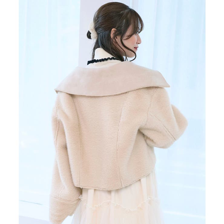 リバーシブルビッグカラーブルゾン | MAJESTIC LEGON  | 詳細画像8 