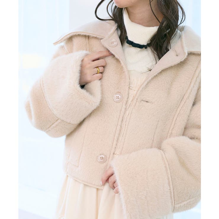 リバーシブルビッグカラーブルゾン | MAJESTIC LEGON  | 詳細画像9 