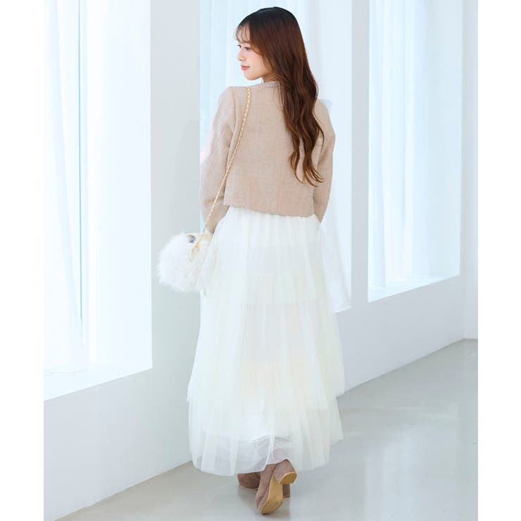 ツイードフリンジジャケット | MAJESTIC LEGON  | 詳細画像11 