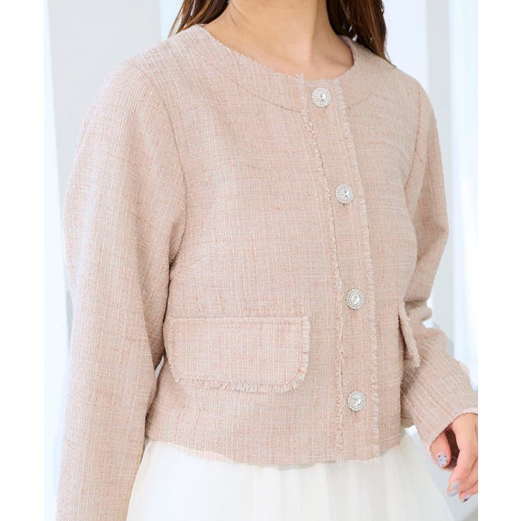 ツイードフリンジジャケット | MAJESTIC LEGON  | 詳細画像15 