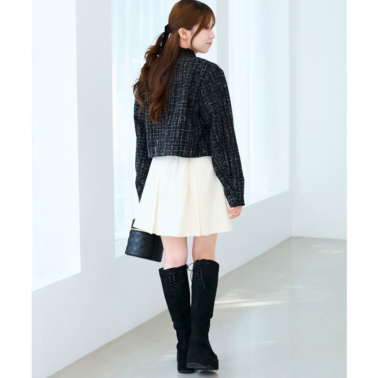 ツイードフリンジジャケット | MAJESTIC LEGON  | 詳細画像18 