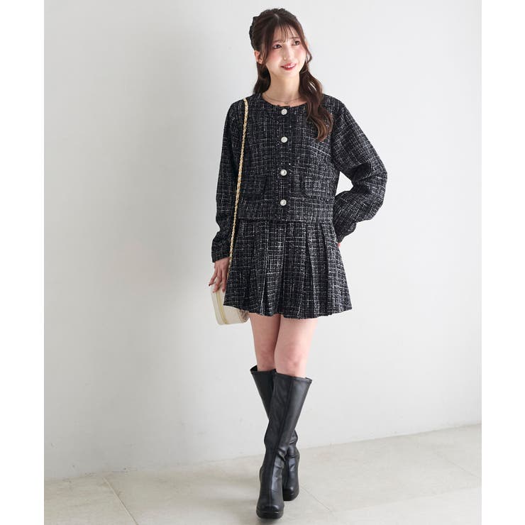 ツイードフリンジジャケット | MAJESTIC LEGON  | 詳細画像19 