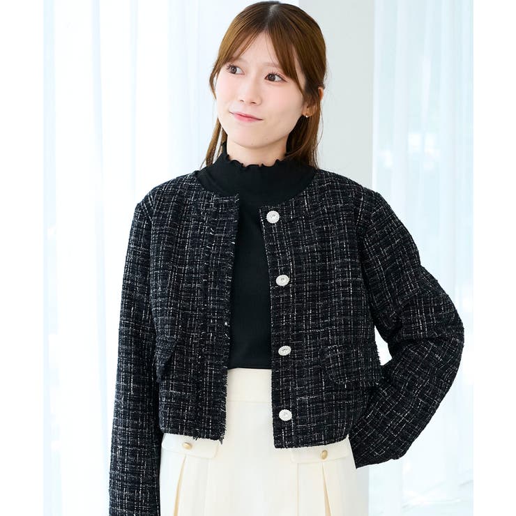 ツイードフリンジジャケット | MAJESTIC LEGON  | 詳細画像21 