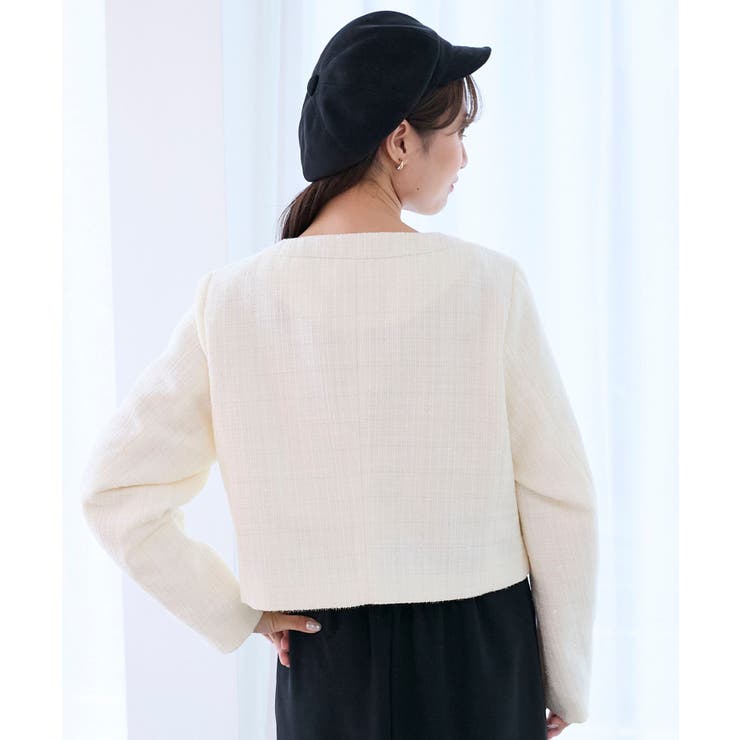 ツイードフリンジジャケット | MAJESTIC LEGON  | 詳細画像7 