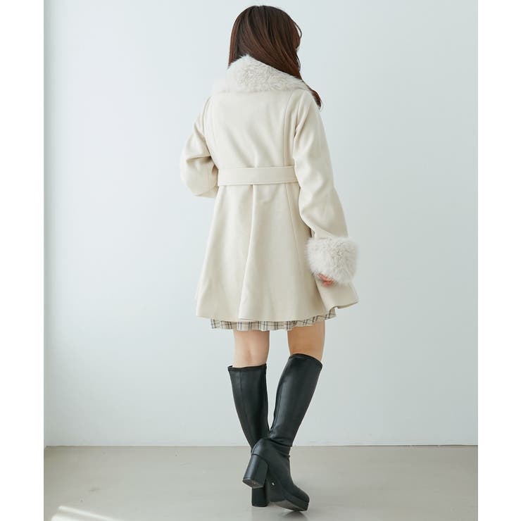 マルチwayフェイクファーカラーフレアコート | MAJESTIC LEGON  | 詳細画像11 