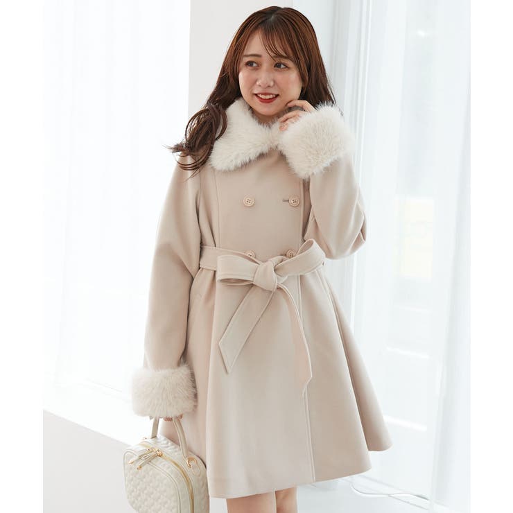 マルチwayフェイクファーカラーフレアコート | MAJESTIC LEGON  | 詳細画像19 