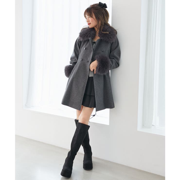 マルチwayフェイクファーカラーフレアコート | MAJESTIC LEGON  | 詳細画像27 