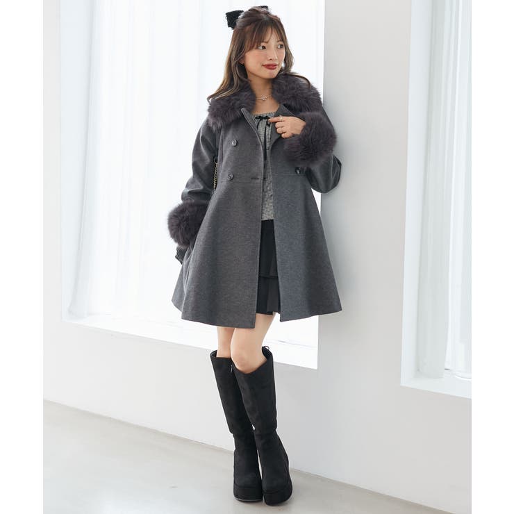 マルチwayフェイクファーカラーフレアコート | MAJESTIC LEGON  | 詳細画像28 