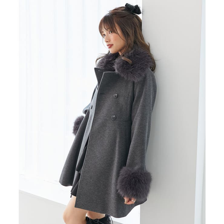 マルチwayフェイクファーカラーフレアコート | MAJESTIC LEGON  | 詳細画像31 