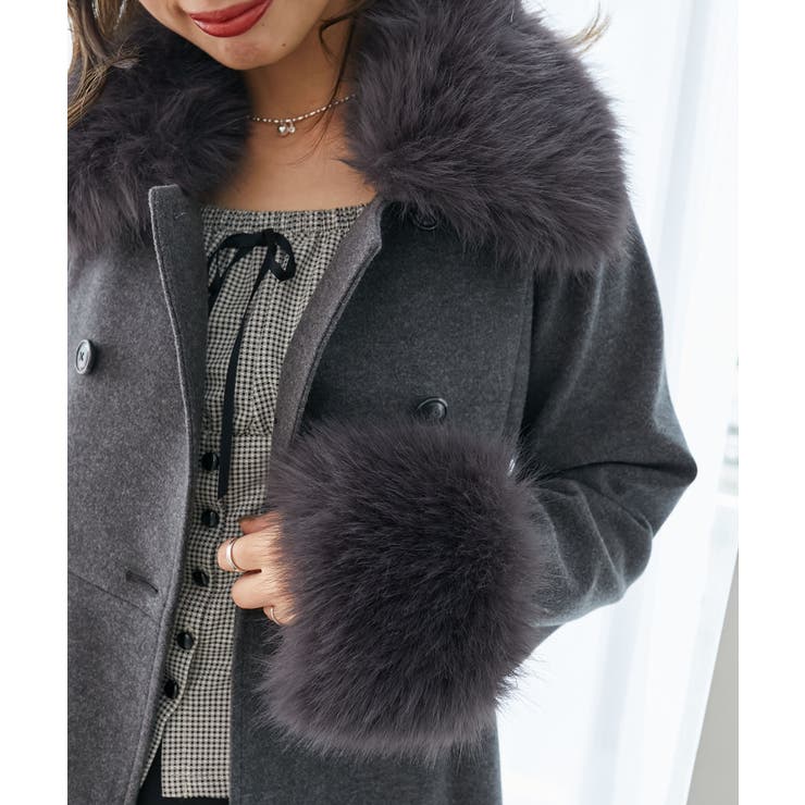 マルチwayフェイクファーカラーフレアコート | MAJESTIC LEGON  | 詳細画像33 