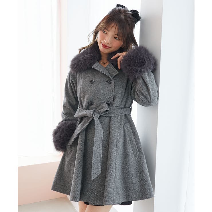 マルチwayフェイクファーカラーフレアコート | MAJESTIC LEGON  | 詳細画像45 