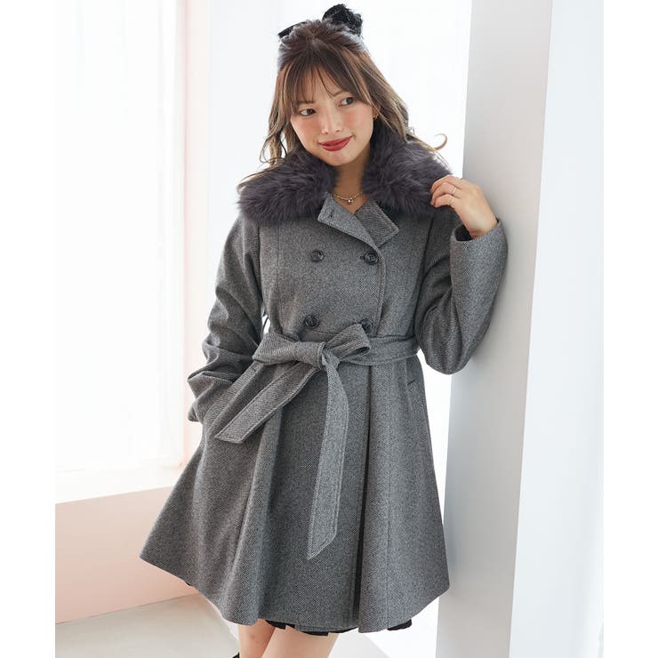 マルチwayフェイクファーカラーフレアコート | MAJESTIC LEGON  | 詳細画像46 