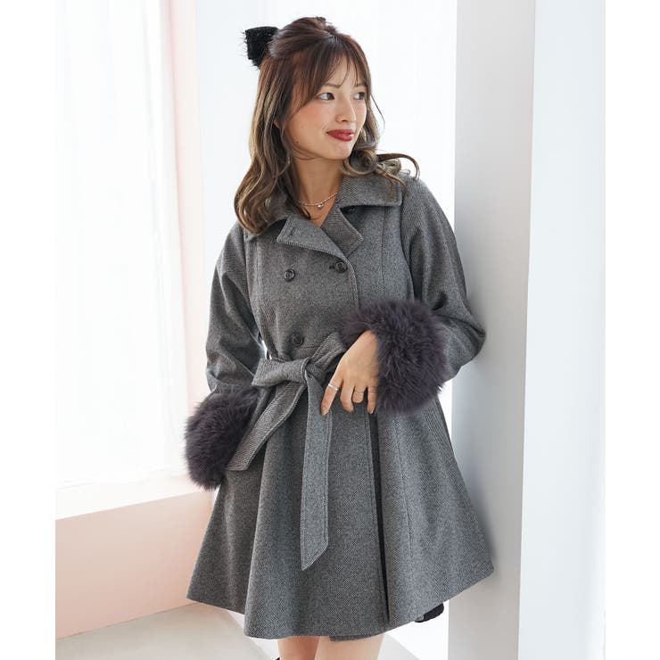 マルチwayフェイクファーカラーフレアコート | MAJESTIC LEGON  | 詳細画像47 