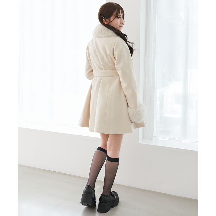 マルチwayフェイクファーカラーフレアコート | MAJESTIC LEGON  | 詳細画像5 