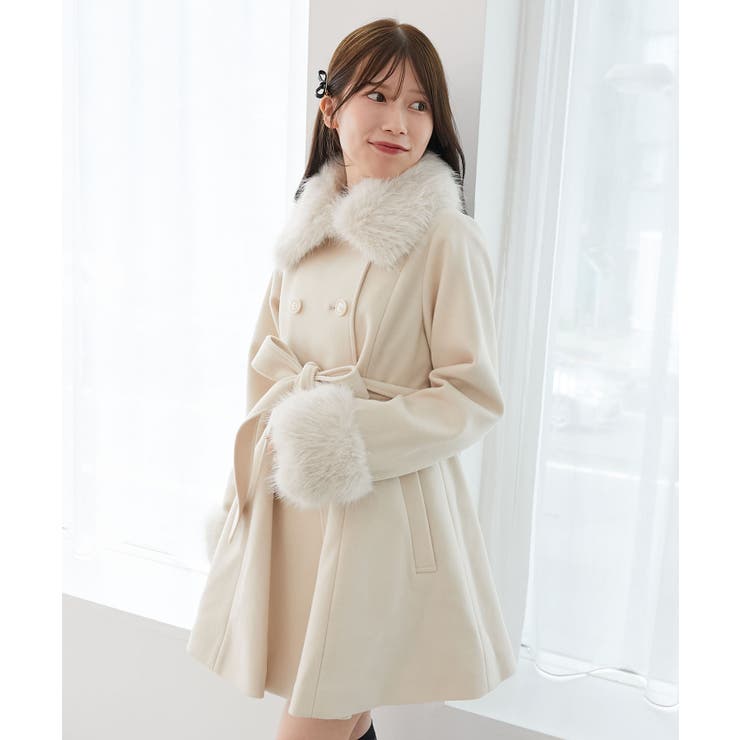 マルチwayフェイクファーカラーフレアコート | MAJESTIC LEGON  | 詳細画像7 