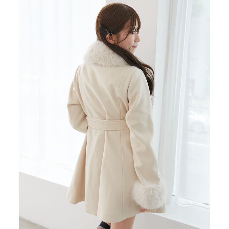 マルチwayフェイクファーカラーフレアコート | MAJESTIC LEGON  | 詳細画像8 