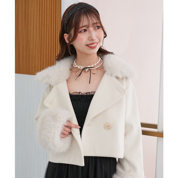 ∞マルチwayフェイクファー付ショートコート | MAJESTIC LEGON  | 詳細画像10 