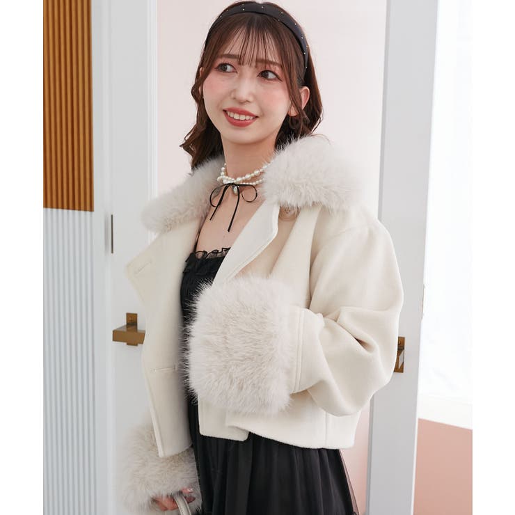 ∞マルチwayフェイクファー付ショートコート | MAJESTIC LEGON  | 詳細画像11 