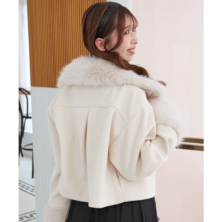 ∞マルチwayフェイクファー付ショートコート | MAJESTIC LEGON  | 詳細画像12 