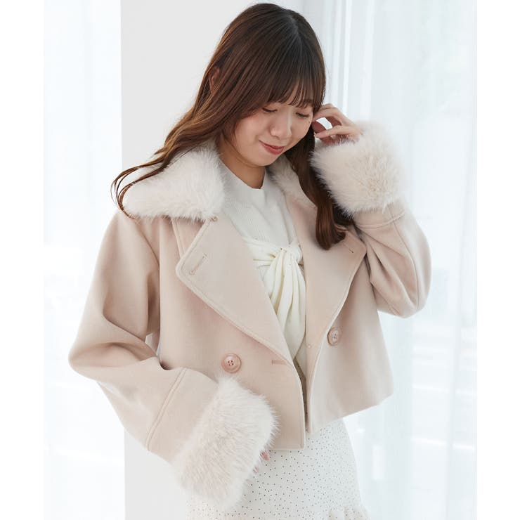 ∞マルチwayフェイクファー付ショートコート | MAJESTIC LEGON  | 詳細画像19 