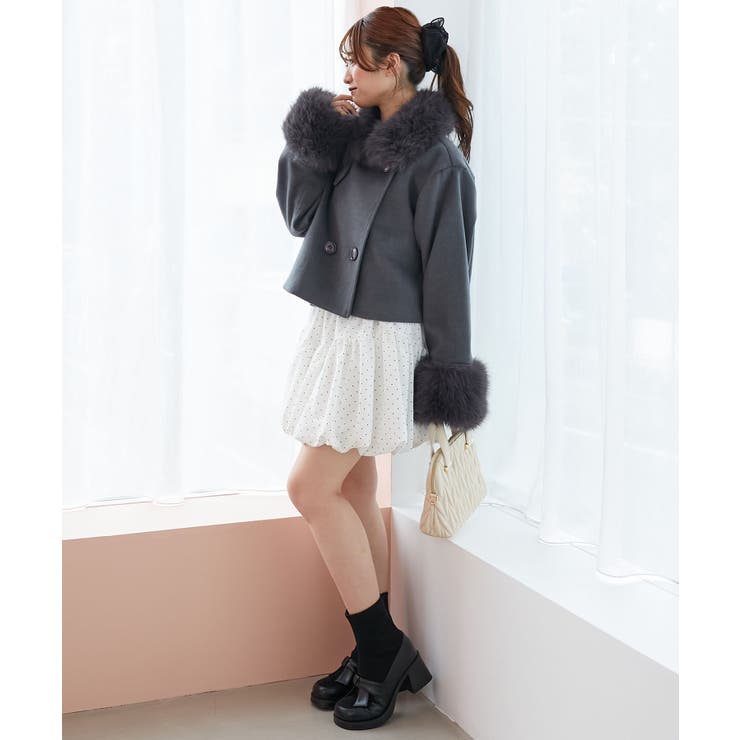 ∞マルチwayフェイクファー付ショートコート | MAJESTIC LEGON  | 詳細画像24 