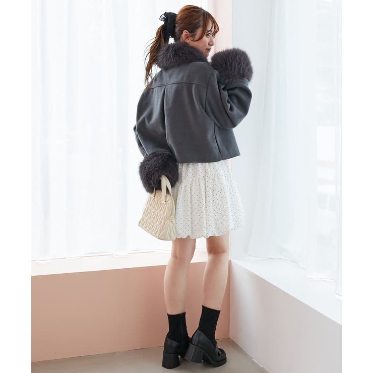 ∞マルチwayフェイクファー付ショートコート | MAJESTIC LEGON  | 詳細画像25 