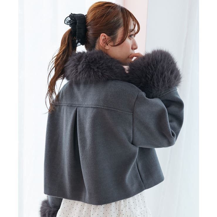 ∞マルチwayフェイクファー付ショートコート | MAJESTIC LEGON  | 詳細画像28 