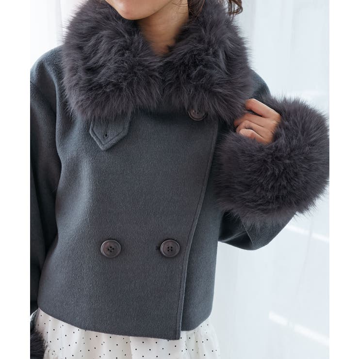 ∞マルチwayフェイクファー付ショートコート | MAJESTIC LEGON  | 詳細画像29 