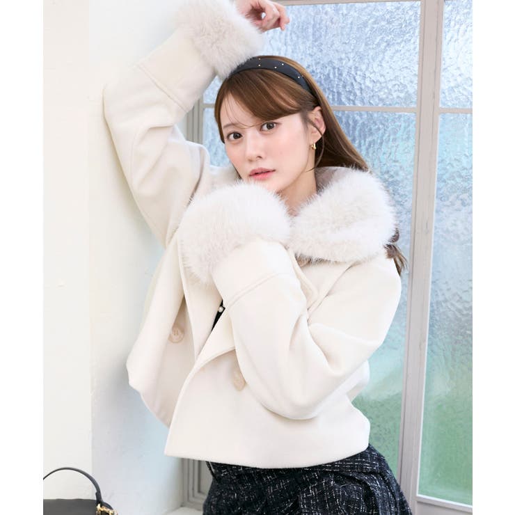 ∞マルチwayフェイクファー付ショートコート | MAJESTIC LEGON  | 詳細画像3 