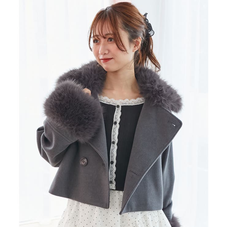 ∞マルチwayフェイクファー付ショートコート | MAJESTIC LEGON  | 詳細画像30 