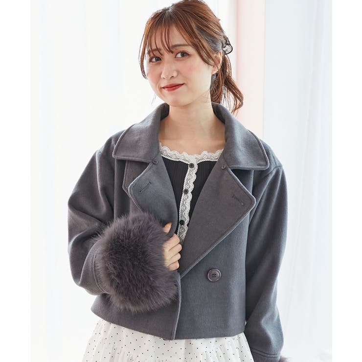 ∞マルチwayフェイクファー付ショートコート | MAJESTIC LEGON  | 詳細画像32 