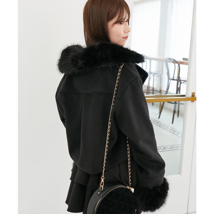 ∞マルチwayフェイクファー付ショートコート | MAJESTIC LEGON  | 詳細画像44 