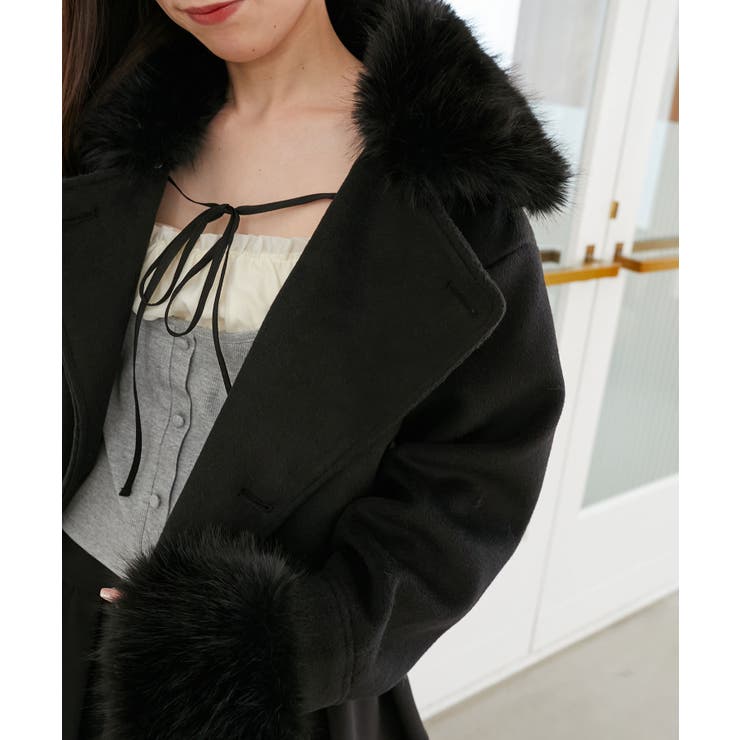 ∞マルチwayフェイクファー付ショートコート | MAJESTIC LEGON  | 詳細画像45 