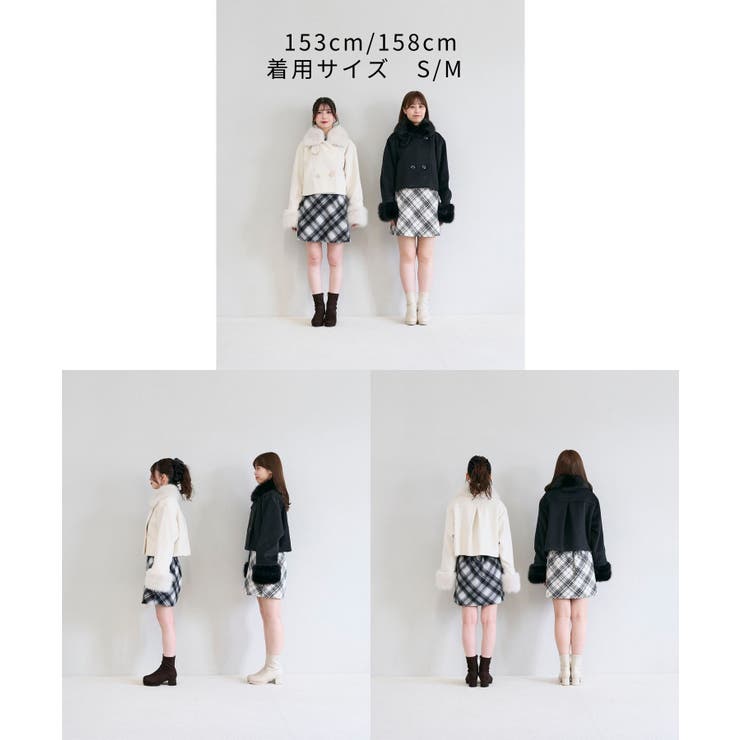 ∞マルチwayフェイクファー付ショートコート | MAJESTIC LEGON  | 詳細画像46 