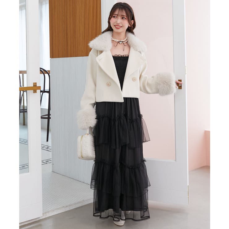 ∞マルチwayフェイクファー付ショートコート | MAJESTIC LEGON  | 詳細画像7 