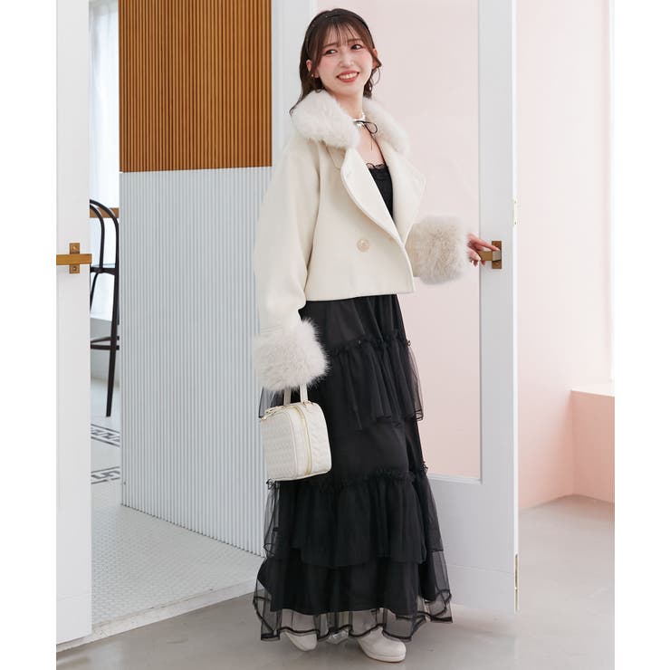 ∞マルチwayフェイクファー付ショートコート | MAJESTIC LEGON  | 詳細画像8 