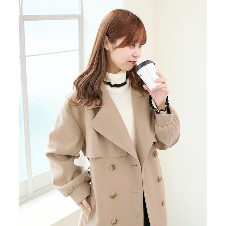 レディロングチェスターコート | MAJESTIC LEGON  | 詳細画像3 