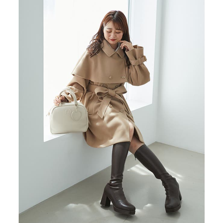 ケープセットミディコート | MAJESTIC LEGON  | 詳細画像3 