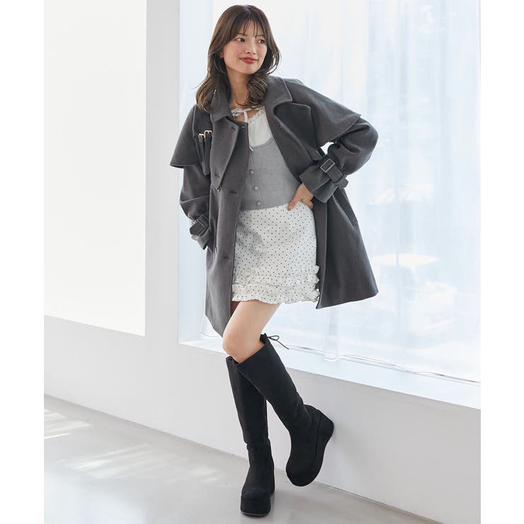 ケープセットミディコート | MAJESTIC LEGON  | 詳細画像30 