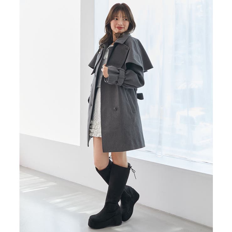 ケープセットミディコート | MAJESTIC LEGON  | 詳細画像31 